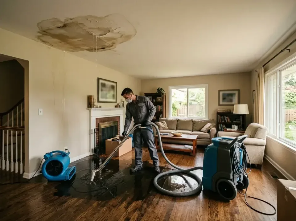 attic-pipe-burst-ceiling-drip-008 — frequently asked questions, Water Damage Restoration & Carpet Care in Fort Pierre, SD